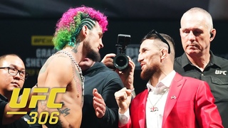 Faceoffs from the UFC 306  Noche UFC Press Conference | ESPN MMA