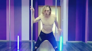 Pole Dance Choreography | SergDancer Style (exotic dancing with tricks)