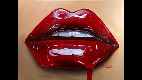 Painting Realistic Cherry Red