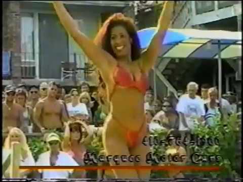 1990s Ocean City Maryland Bikini Contest hosted by DJ