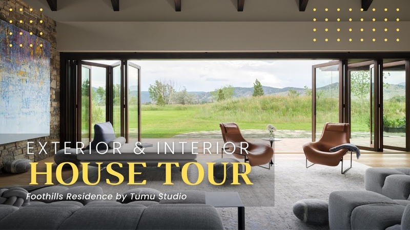 Home Design With Custom Built ins and Furniture Offers Unobstructed Mountain
